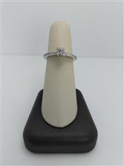 14KT White Gold TOLKOWSKY Engagement Ring feauring .66tcw diamonds